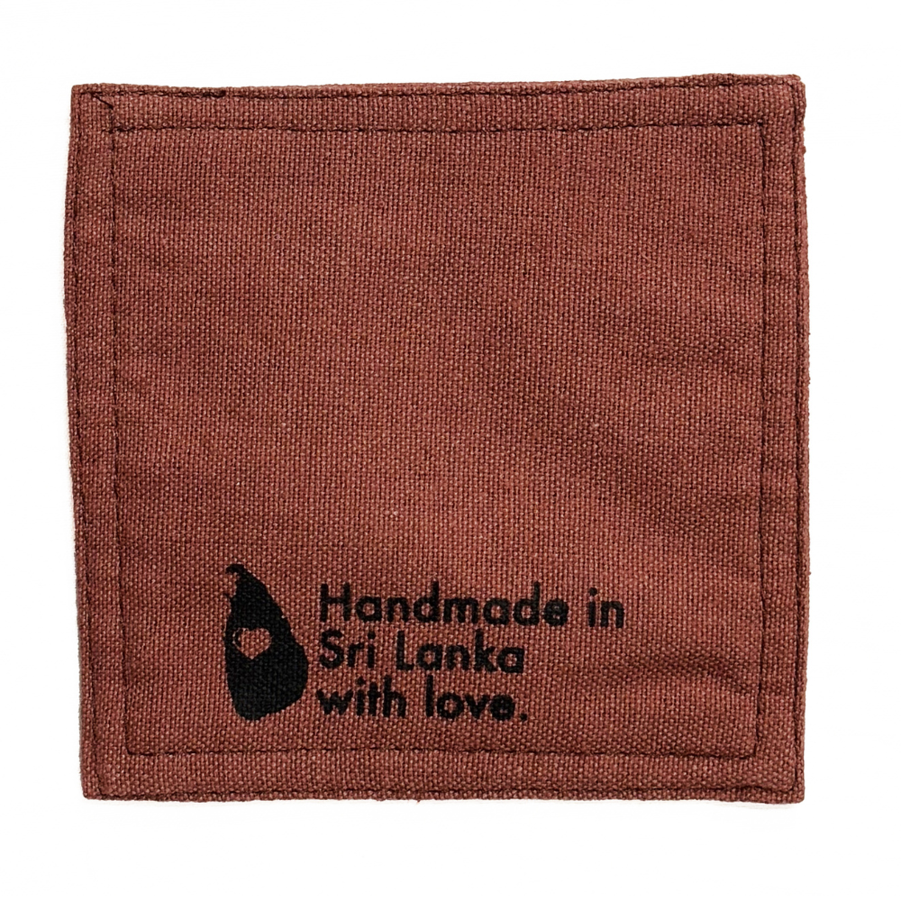 Handwoven Brown Coaster – Home Made in Sri Lanka with Love