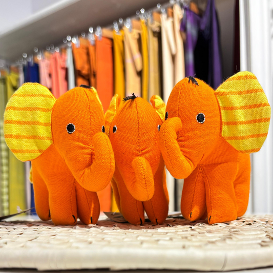Orange Small Elephant