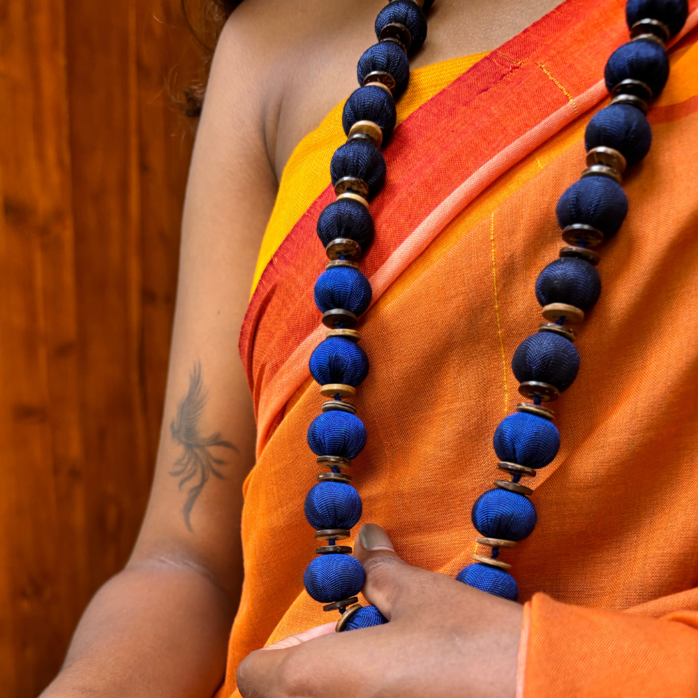 Blue And Dark Blue Necklace