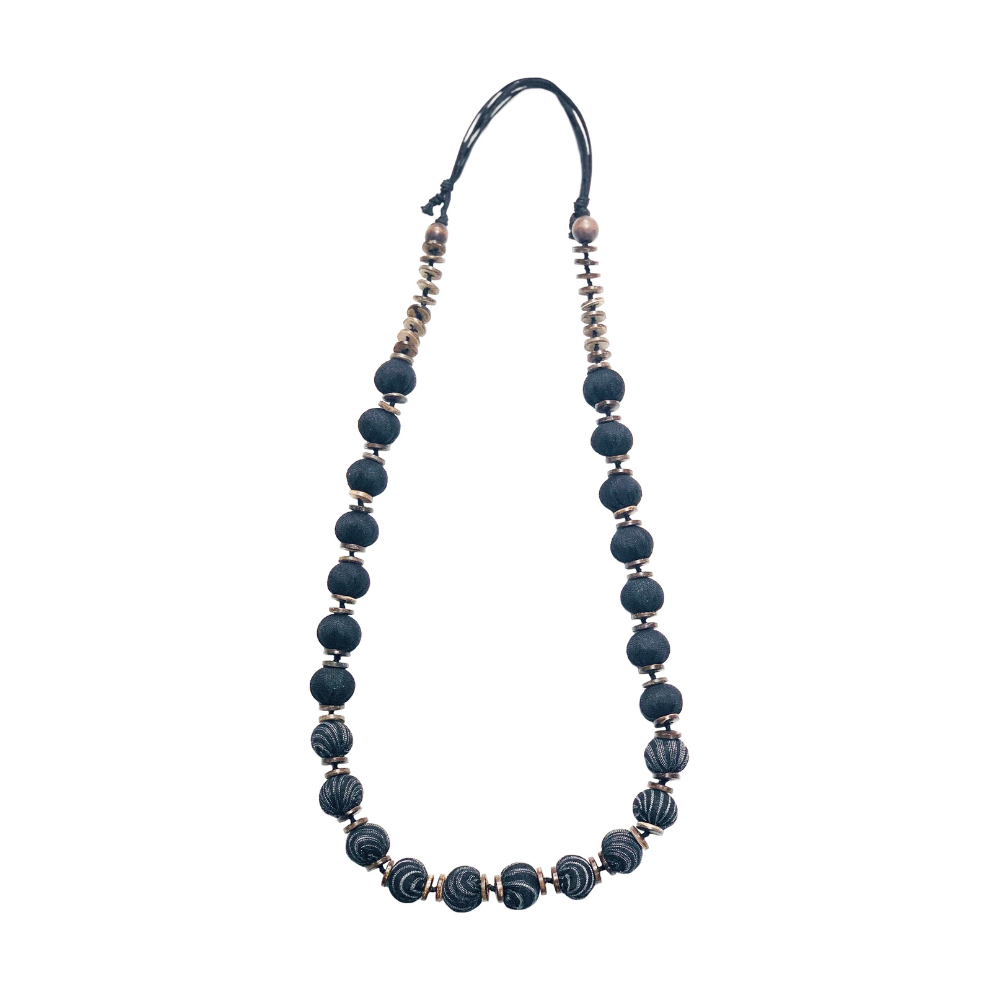 Black And Dark Ash Necklace