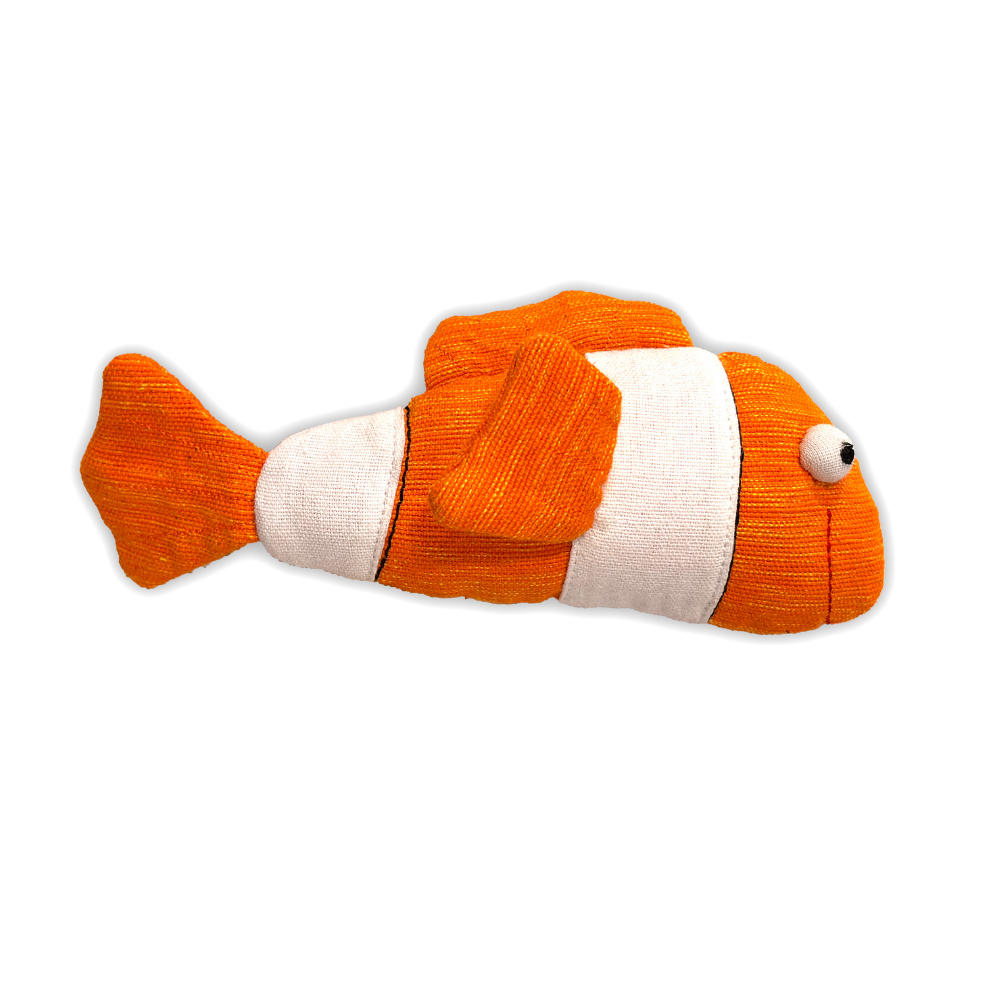 Orange Nemo Fish Handloom Soft Toy
