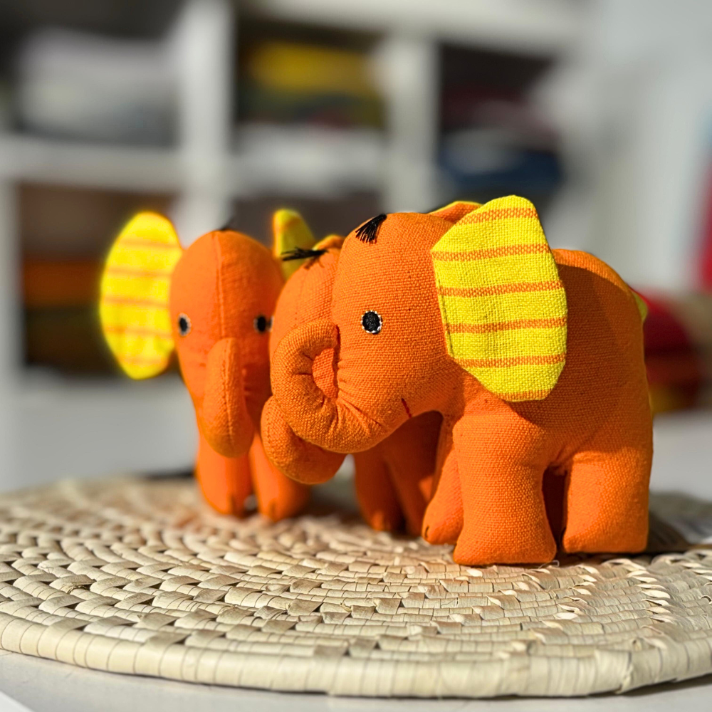 Orange Small Elephant