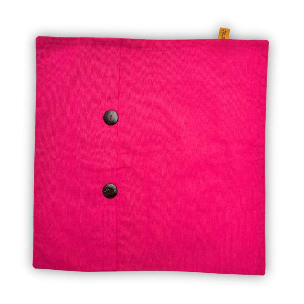 Kids Pink Fish Cushion Cover| 16 x 16 Inches