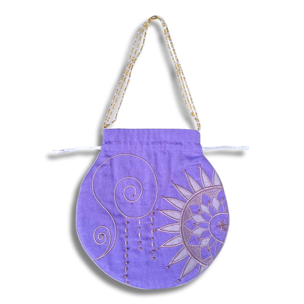 Light Purple Saree Pouch