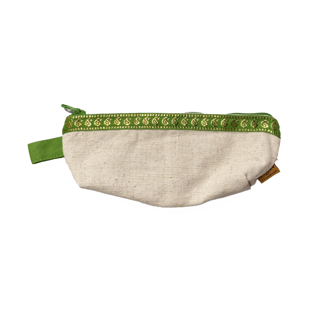 Green Border Pencil Case
