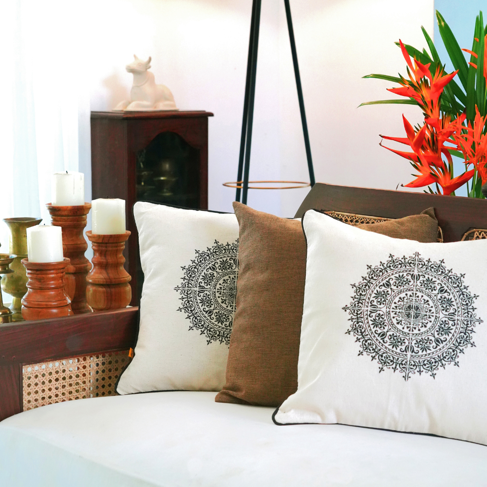 Dumbara Mandala Cushion Cover