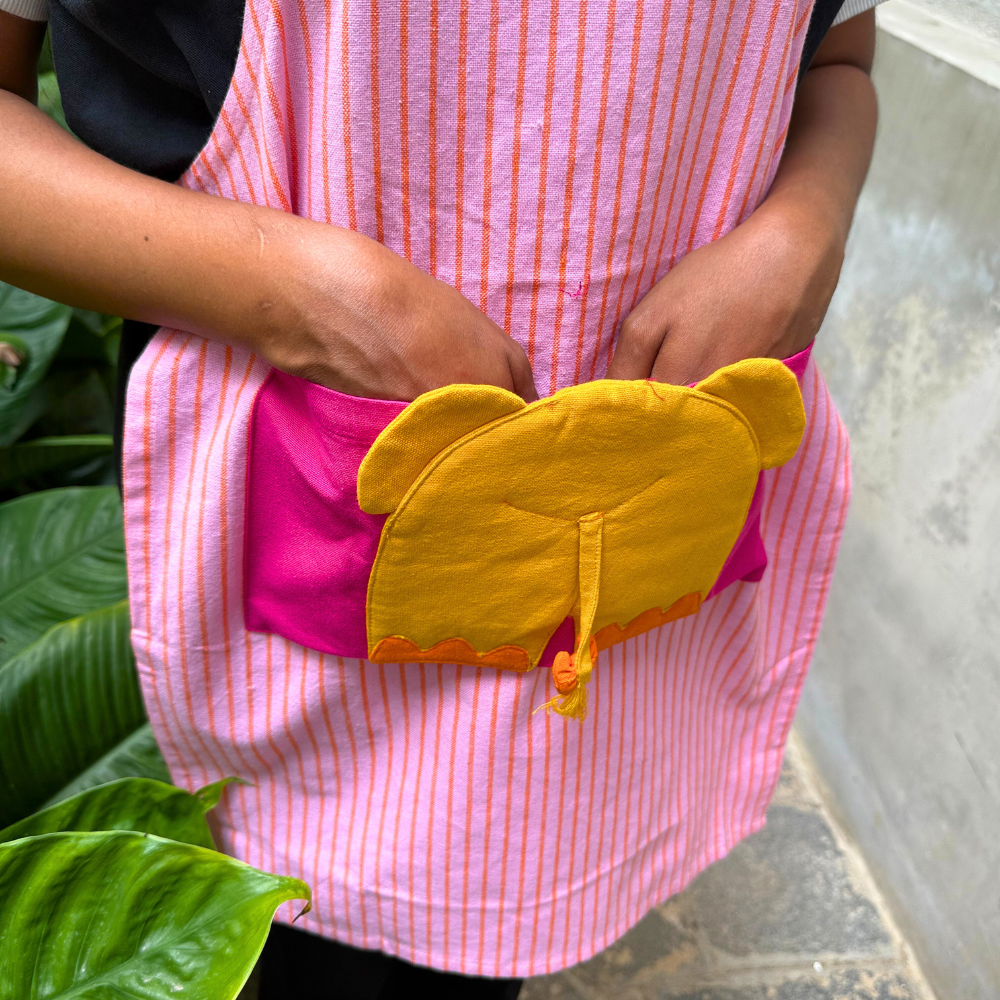 Pink Elephant Apron