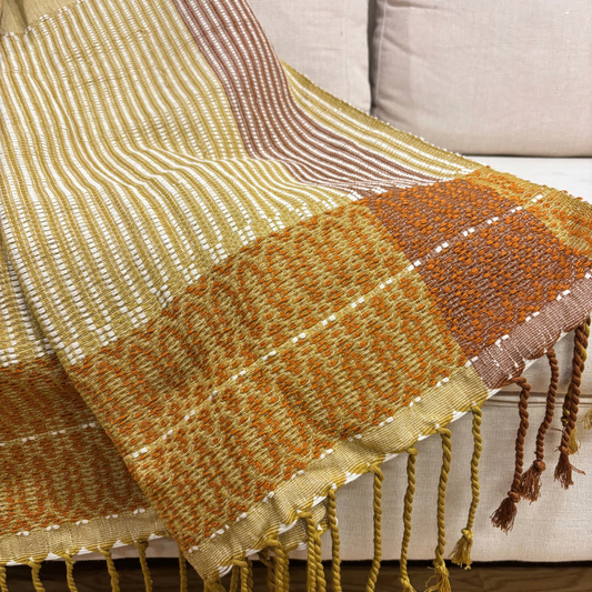 Handloom Cotton Sofa Throw