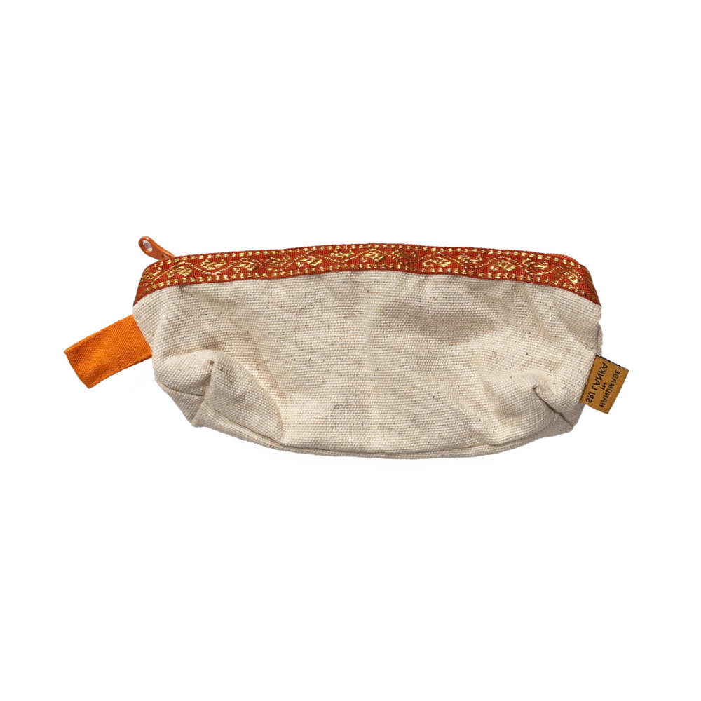 Orange Border Pencil Case