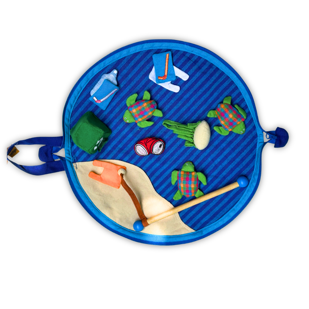 Save the Turtle Educational Handloom Pouch
