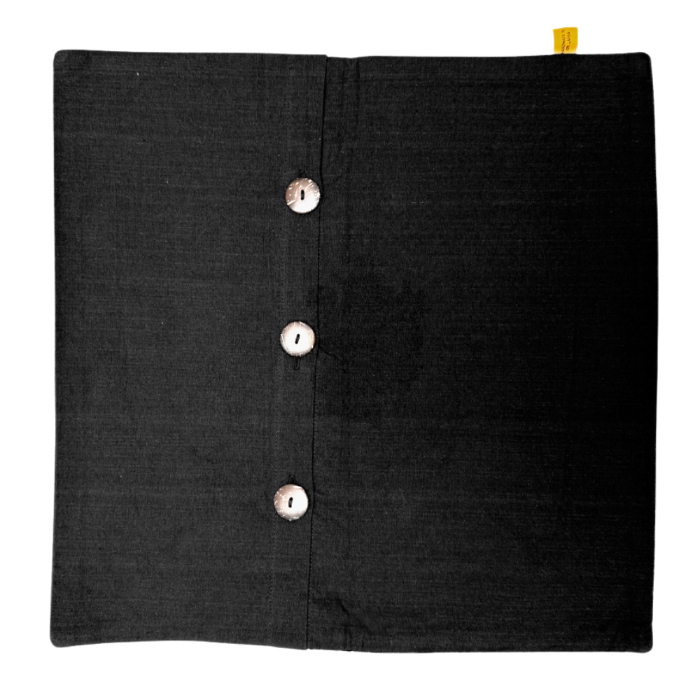 Black Cushion Cover | 18 x 18 Inches