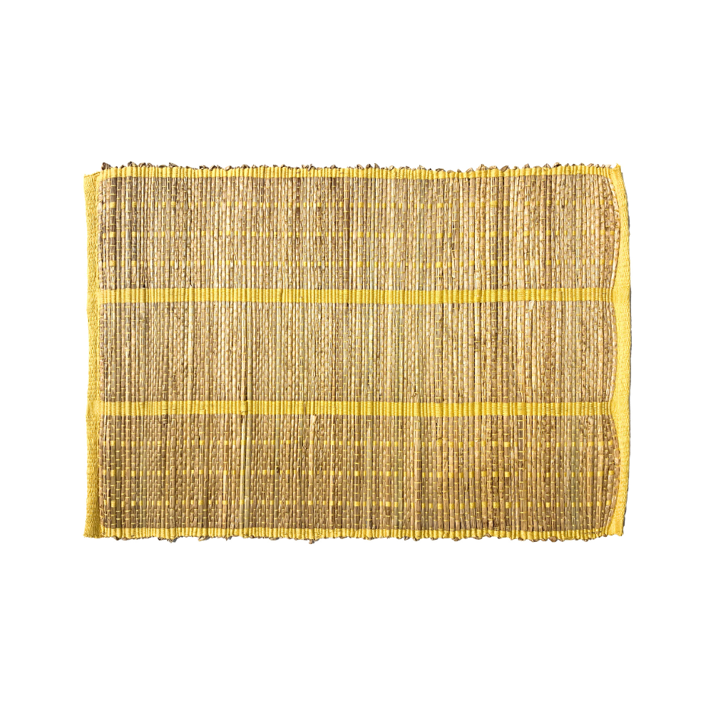 Yellow Reed Table Mat