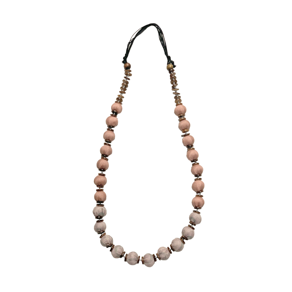 Ash And Pink Necklace