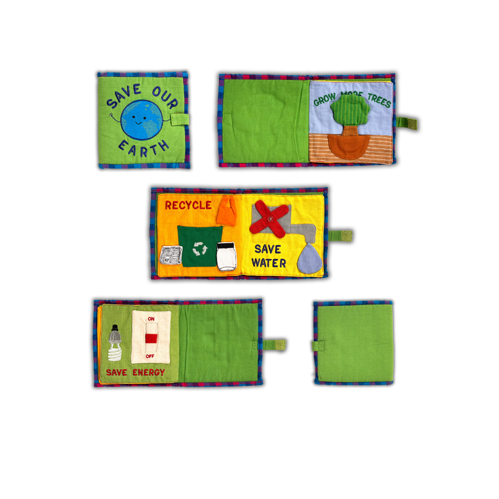 Save The Earth Play Book | Handloom Educational Toy