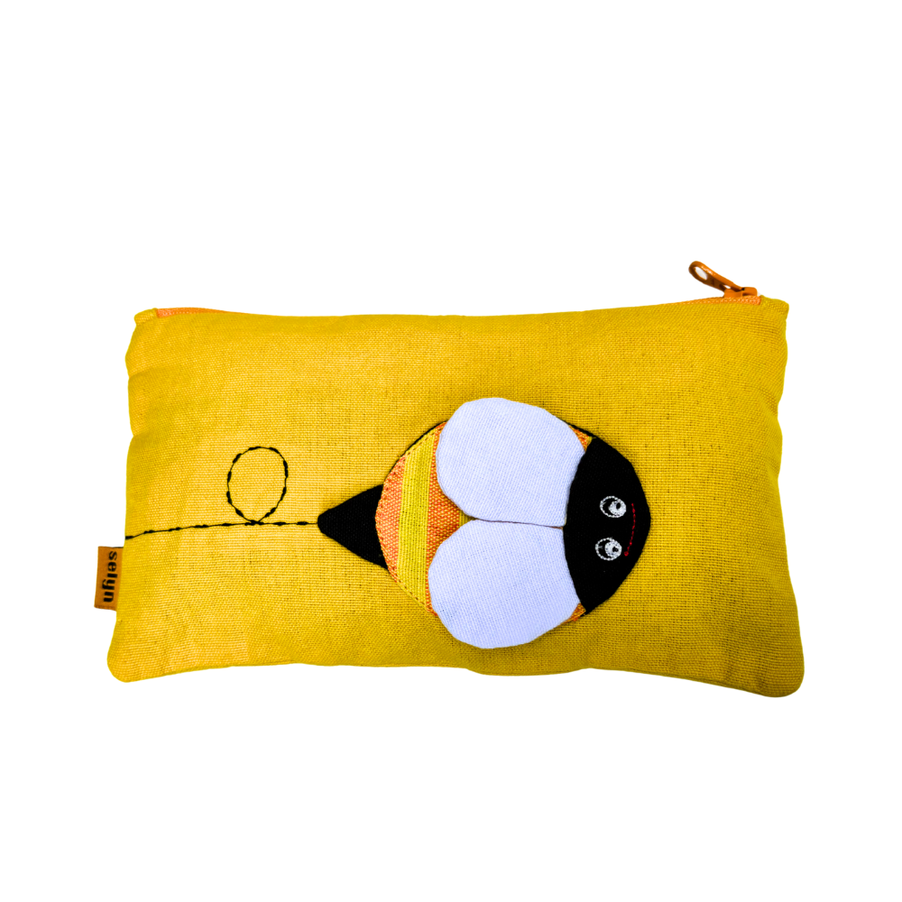 Yellow Bee Pencil Case