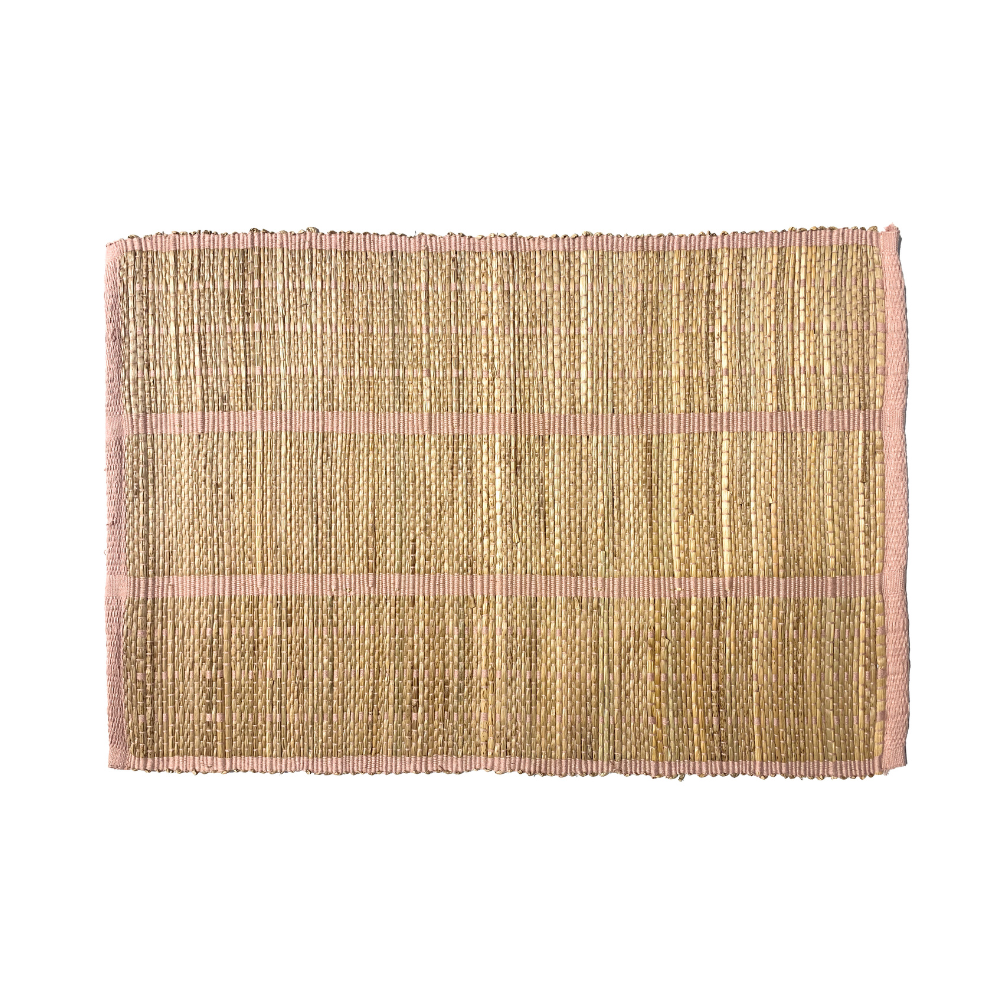 Pink Reed Table Mat
