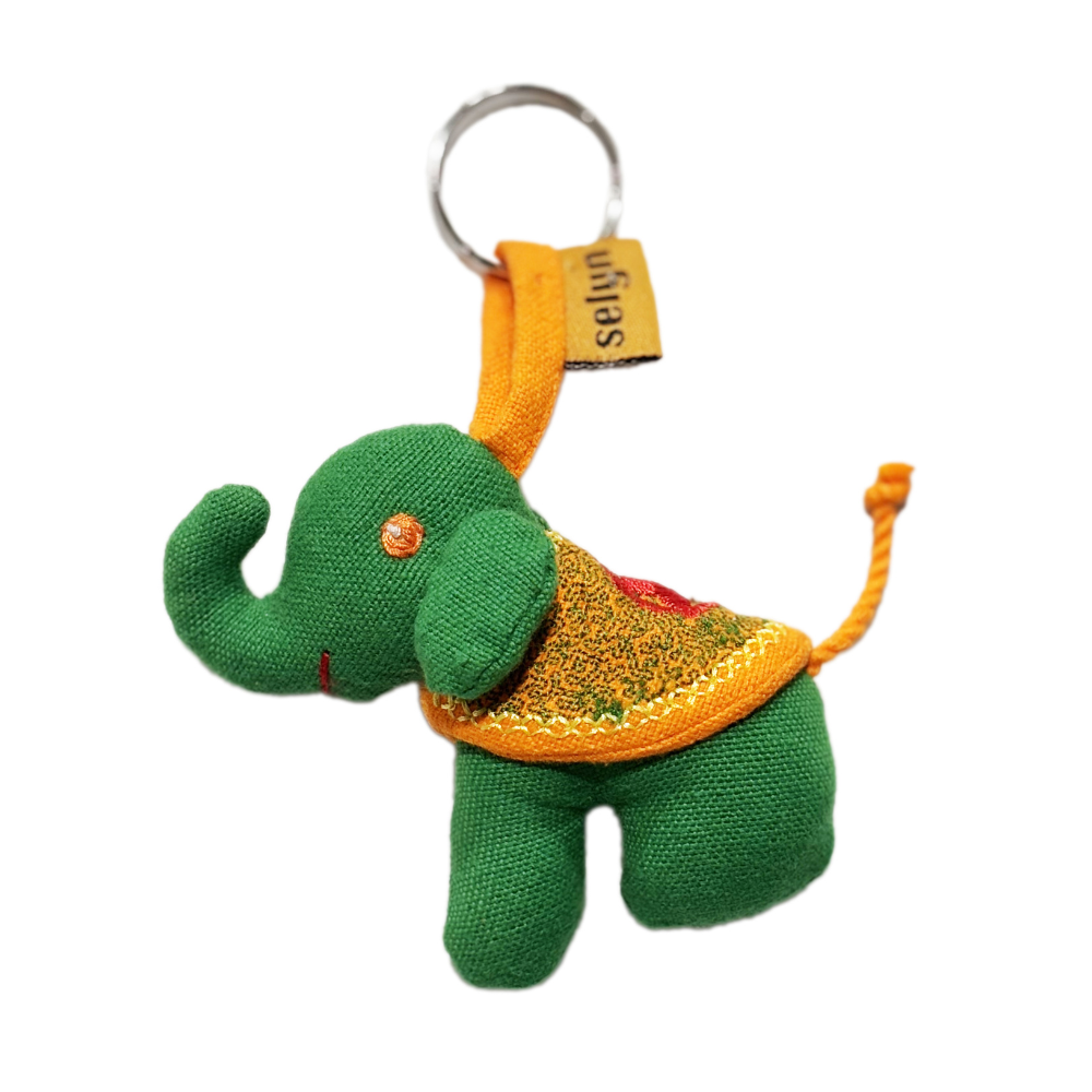 Green Super Eli Key Tag