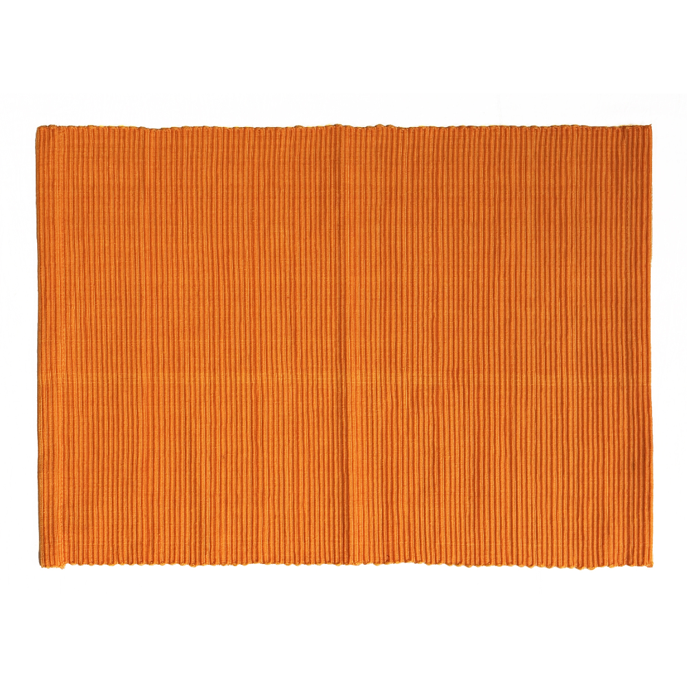 Orange Handloom Table Mat
