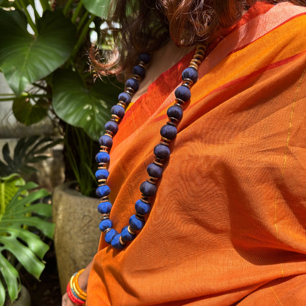 Blue And Dark Blue Necklace