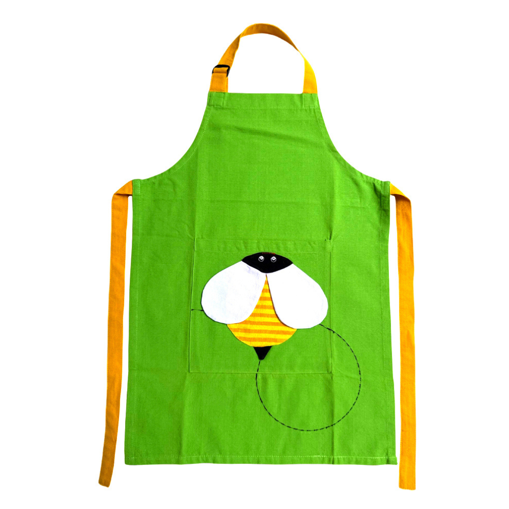 Green Bee Apron