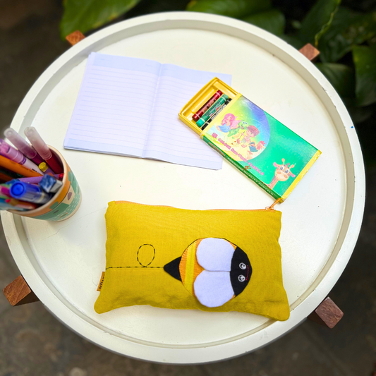 Yellow Bee Pencil Case