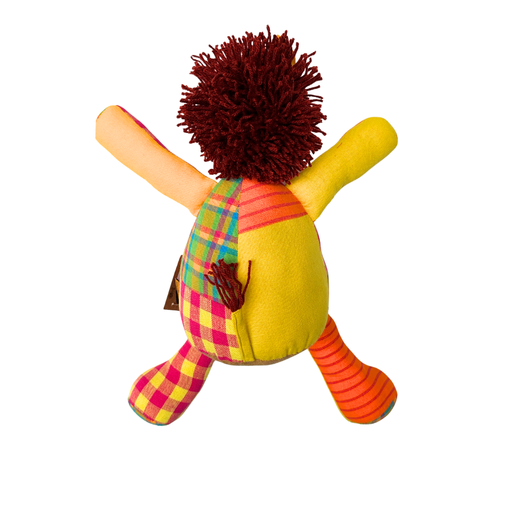 Handloom Patchwork Lion Soft Toy