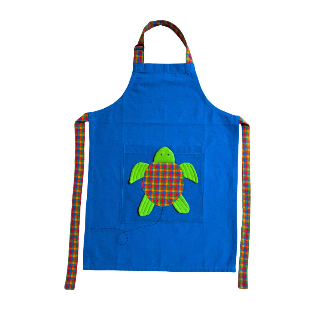 Blue Turtle Apron