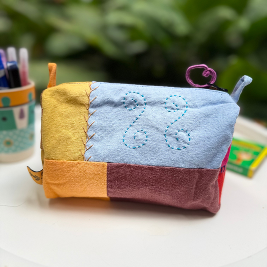 Patchwork Cosmetic Case