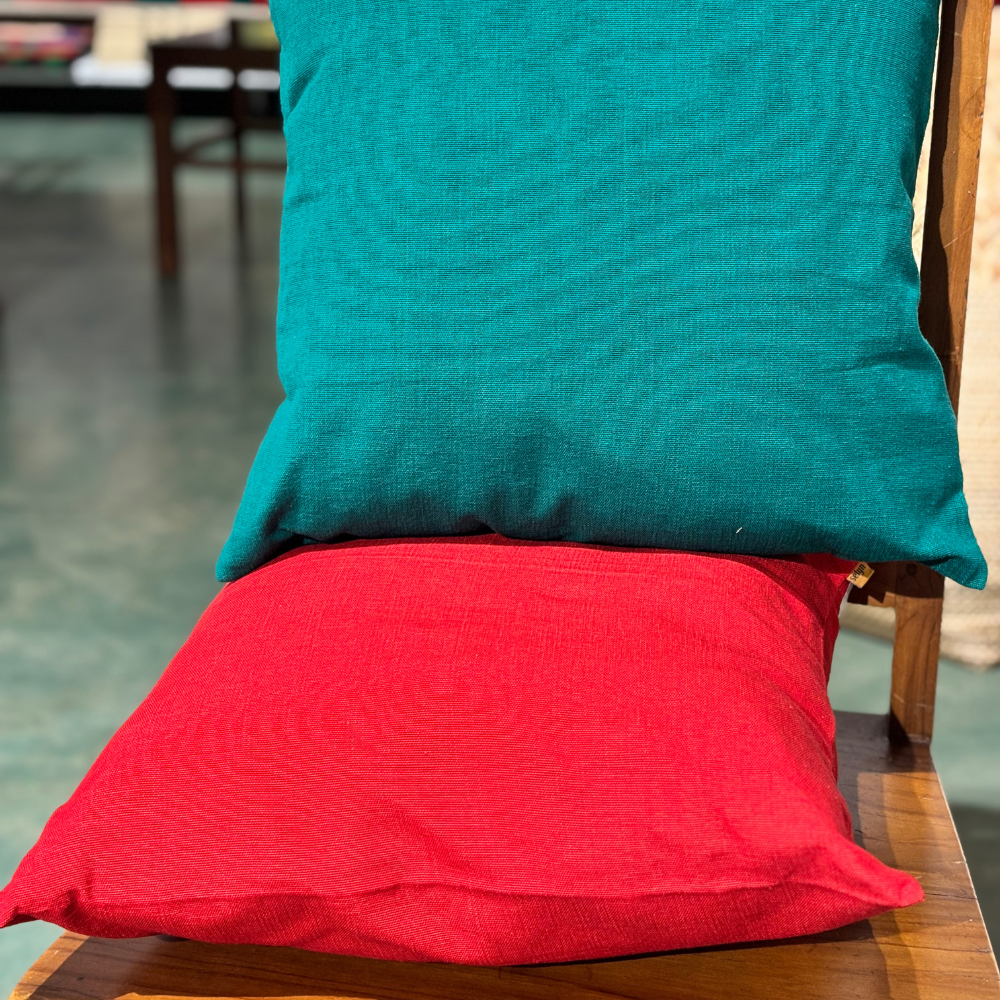 Red Cushion Cover | 18 x 18 Inches