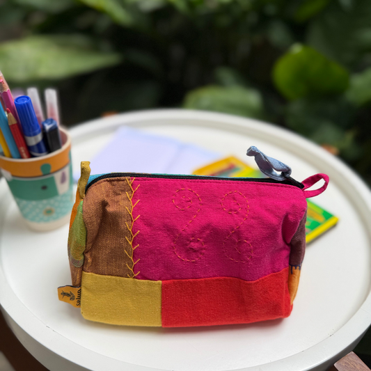 Patchwork Cosmetic Case