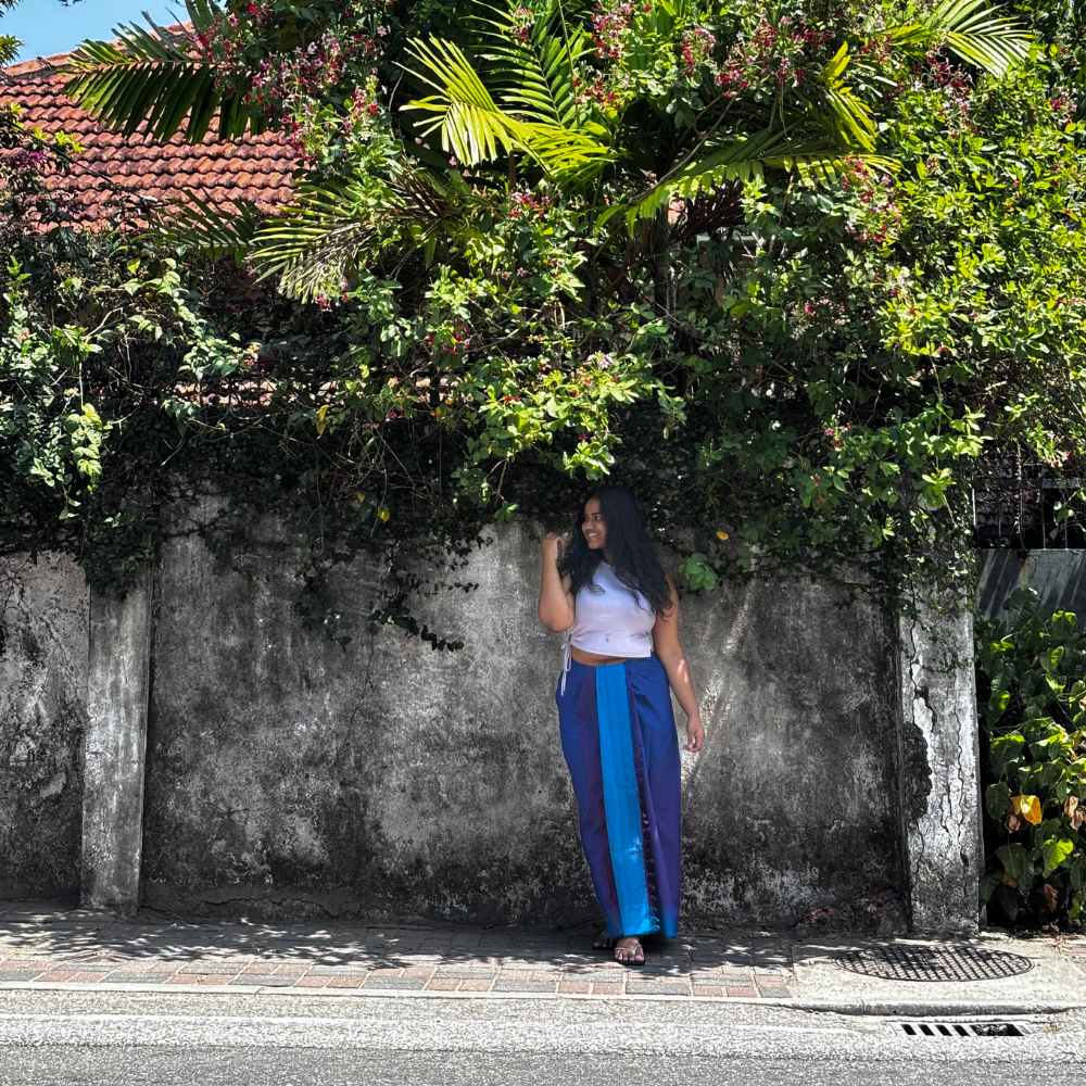 Dark and Light Blue Lungi