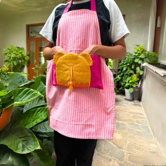 Pink Elephant Apron