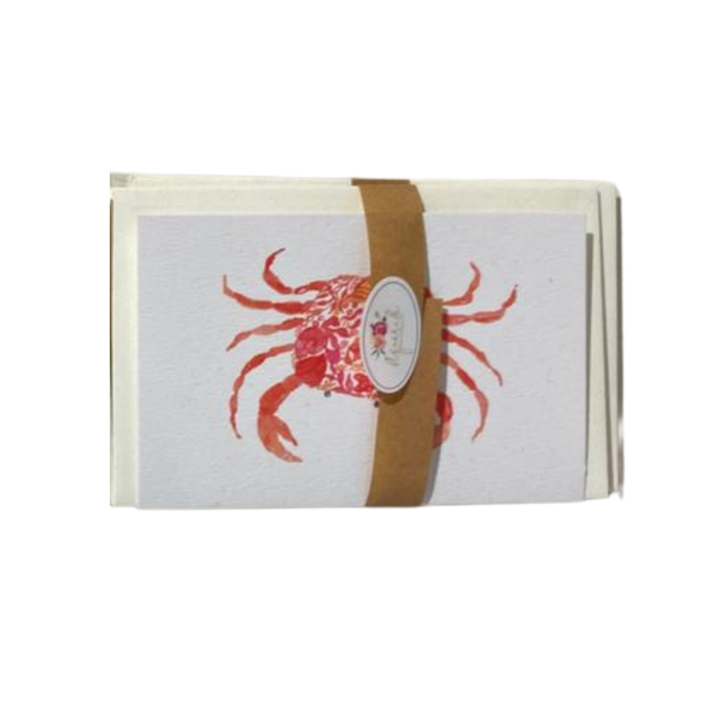 Crab Printed Greeting Card