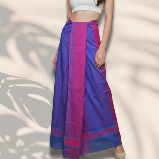 Pink & Purple Lungi
