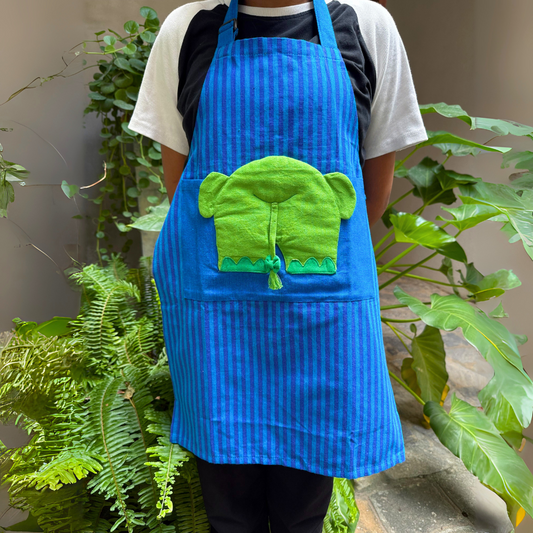 Blue Elephant Apron