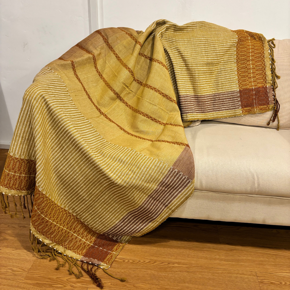 Handloom Cotton Sofa Throw
