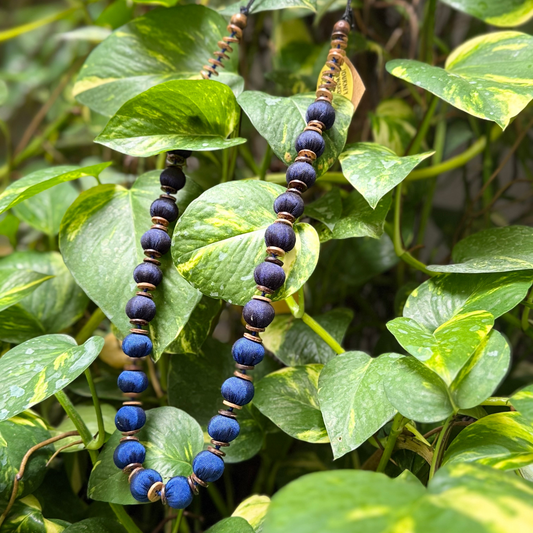 Blue And Dark Blue Necklace