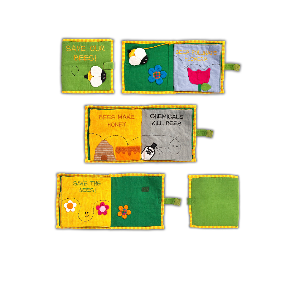 Save The Bee Play Book | Handloom Educational Toy
