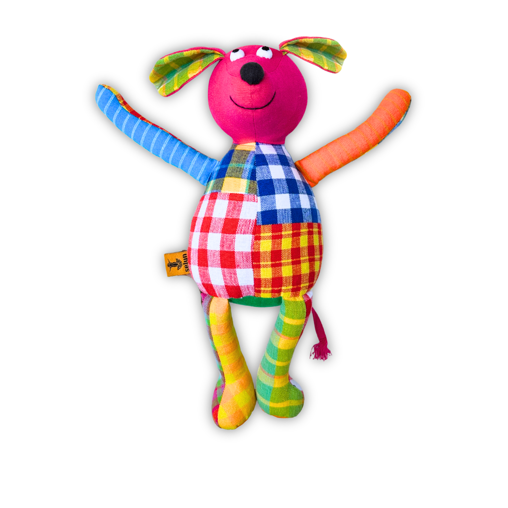 Patchwork Mouse Handloom Toy