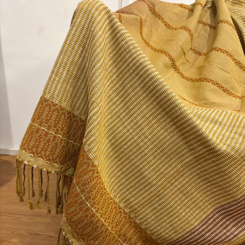 Handloom Cotton Sofa Throw