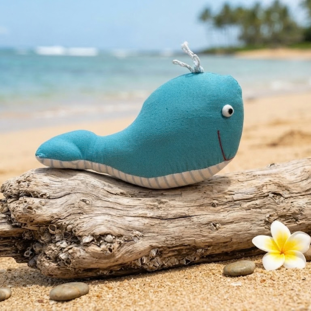 Handloom Light Blue Whale Soft Toy