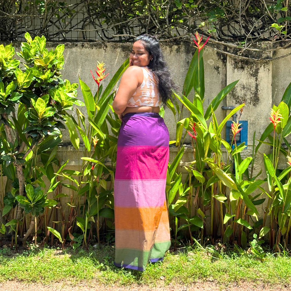 Multicolor Striped Lungi