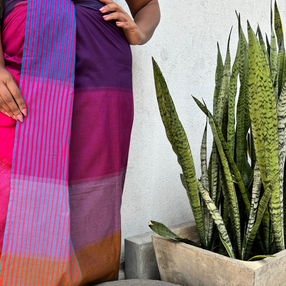 Multicolor Striped Lungi