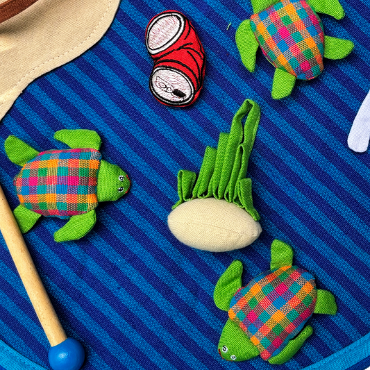 Save the Turtle Educational Handloom Pouch