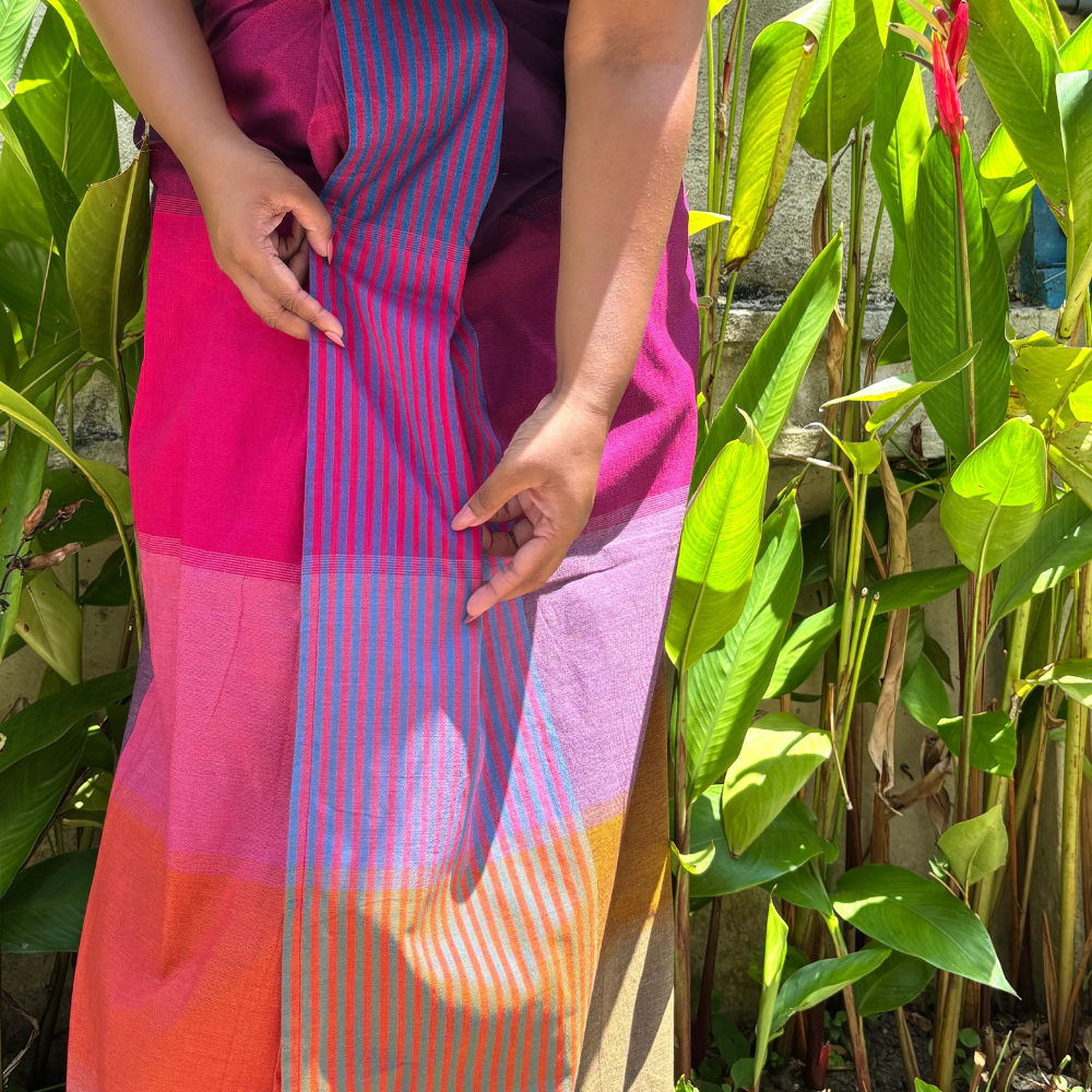 Multicolor Striped Lungi
