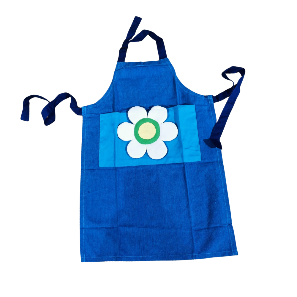 Blue Flower Apron | Kids (5 -7 Ages)