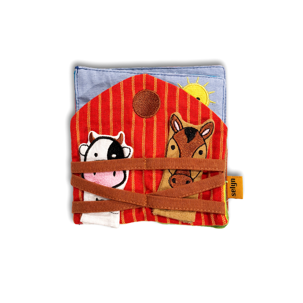 Play Book With Finger Puppets | Handloom Educational Toy