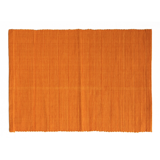 Orange Handloom Table Mat