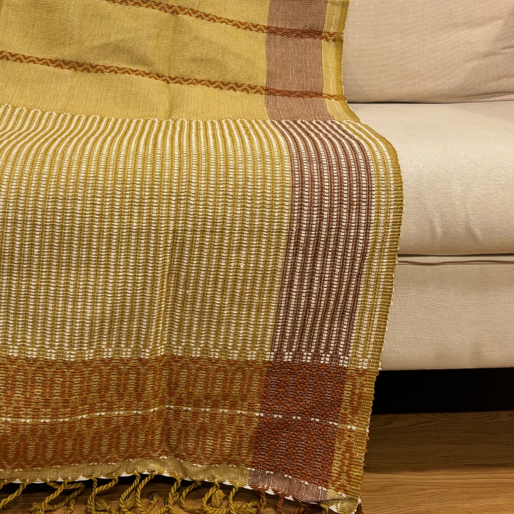 Handloom Cotton Sofa Throw