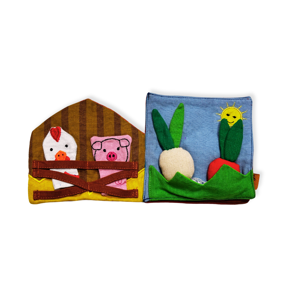 Play Book With Finger Puppets | Handloom Educational Toy